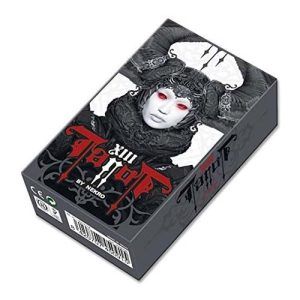 Tarot XIII Nekro Fournier 13 78 cartas cards art arte escala grisis rojos foto composicion 11