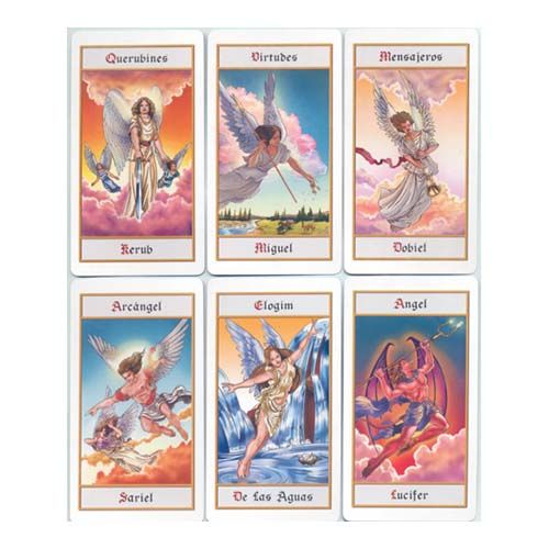 Tarot de los Angeles Fournier Arcangeles 78 cartas cards adivinacion esoterico instrucciones aprender 13