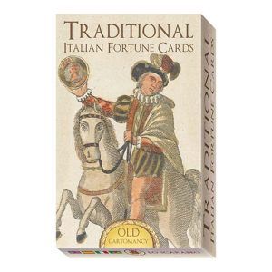 Traditional Italian fortune cards Lo Scraabeo Old Cartomancy 40 with instructions baraja tradicional italiana 11