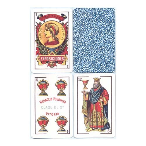 Baraja Augusto Rius 1889 Fournier Reproduccion naipes heraclio española cartas baralho espanhol spanish deck playing cards 12