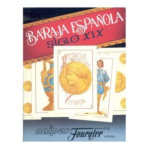 Baraja española siglo XIX Fournier reproduccion Naipes Heraclio 1868 primera baraja editada exposicion paris 11
