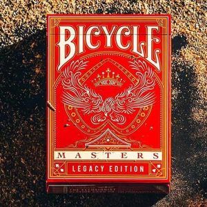 Bicycle Masters Legacy edition red playing cards poker deck The Ellusionist USPCCrider back magic baraja cartas 11