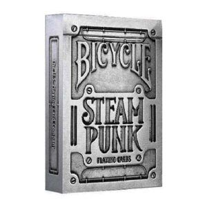 Bicycle Steampunk Silver playing cards poker deck magic magia baraja cartas Theory11 plata 11