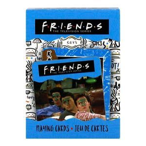 Friends guys playing cards Aquarius The television TV series Ross Chandler Joey poker deck baraja cartas juego 11
