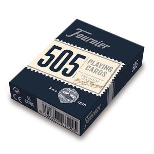 Poker 505 Estandar Fournier playing cards baraja 55 cartas F21644 8420707037055 Standar indices index magic azul 1