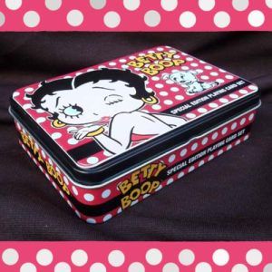 Betty Boop Tin box playing cards Aquarius 2 decks special edition set two decks vintage pin up baraja cartas lata 11