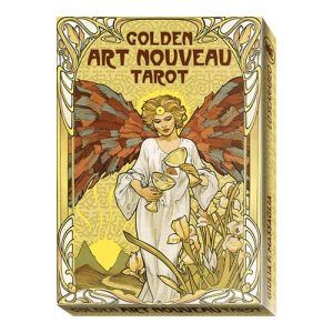 Golden Art Nouveau Tarot Grand Trumps 22 major arcana Lo Scarabeo Pamela Colman Smith arcanos mayores dorados modernista 11