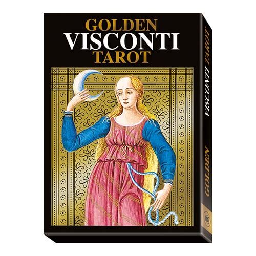 Golden Visconti Tarot Grand Trumps 22 gilded major arcana Lo Scarabeo instructions arcanos mayores dorados 11