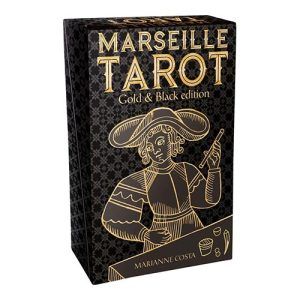 Marseille Tarot Gold and black edition Lo Scarabeo cards Madenie Dijon 1709 baraja cartas Marsella 11