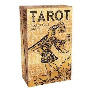 Tarot black and gold edition Lo Scarabeo London 1909 cards 78 arcana instructions baraja carta oro negro dorado 11