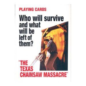 The Texas chainsaw massacre playing cards Aquarius cinema film terror horror matanza baraja cartas 11