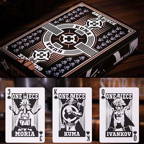 Kuma One Piece pplaying cards poker deck limited numbered edtion anime baraja cartas edicion limitada numerada 12
