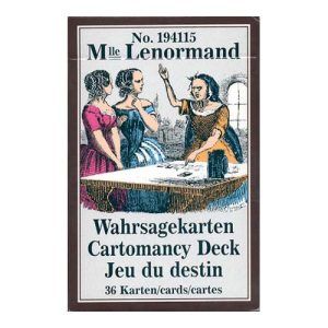 Lenormand cartomancy deck Piatnik Mademoiselle jeu du destin 32 cards cartes cartas oreacle oraculo baraja 11