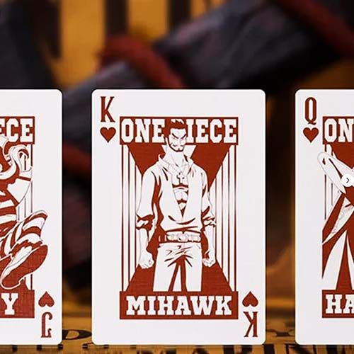 Mihawk One Piece playing cards poker anime limited numbered edition baraja cartas edicion limitada numerada 12