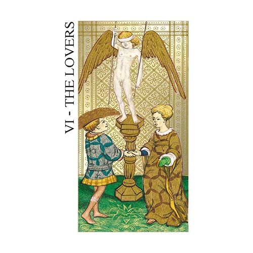 Mini Vsiconti Tarot Lo Scarabeo78 cards Milan 1450 Atanas Atanassov instructions baraja cartas bolsillo viaje 13