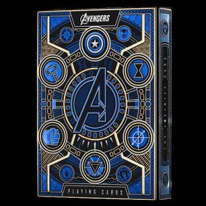Avengers blue playing cards Theory11 Marvel Studios Infinity Saga baraja cartas poker deck Vengadores 11