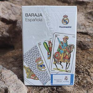 Baraja Española Real Madrid Heraclio Fournier Producto oficial elevenforce 11 force eleven 40 cartas futbol mus 11