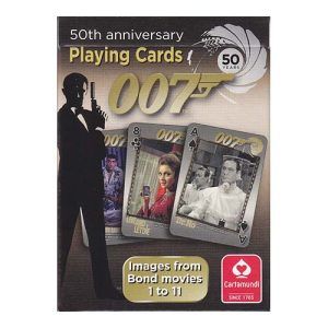 50th Anniversary James Bond 007 playing cards Cartamundi poker deck 1-11 movies cinema films baraja cartas aniversario cine 11