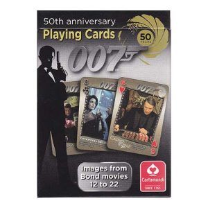 50th Anniversary James Bond 007 playing cards Cartamundi poker deck 12-22 movies cinema films baraja cartas aniversario cine 11