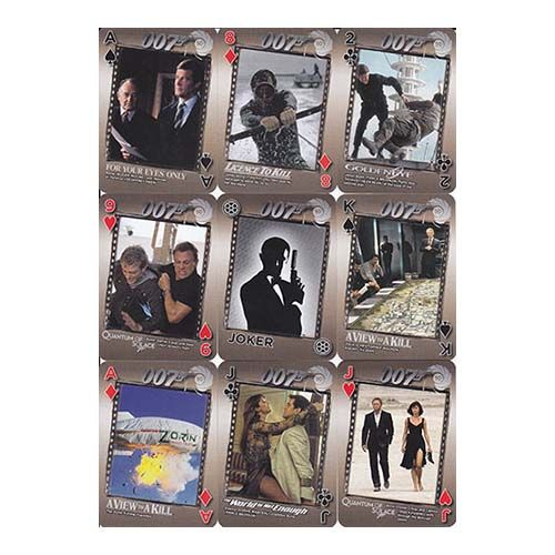 50th Anniversary James Bond 007 playing cards Cartamundi poker deck 12-22 movies cinema films baraja cartas aniversario cine 13
