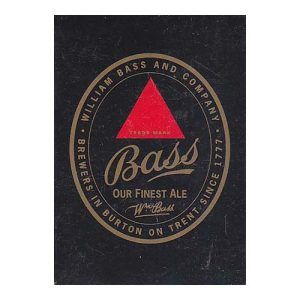 Bebidas Bass and Co William Company drinks deck playing cards poker 11