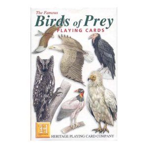 Birds of Prey playing cards Heritage poker deck Aves de presa baraja cartas aprender 11