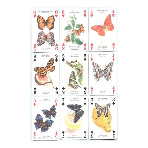 Butterflies of the world playing cards Heritage poker deck Butterfly Mariposa Mariposas baraja cartas 13