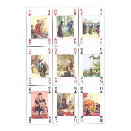 Chistopher Columbus playing card collection Lo Scarabeo Poker deck Cristobal Colon baraja cartas naipe historia 13