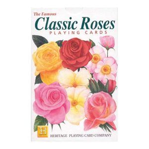 Classic Roses playing cards Heritage poker deck Rosas clasicas jardin baraja cartas aprender 11