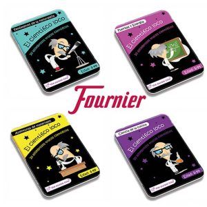 El Ciebtifico Loco Fournier 20 trucos cientificos The purple Cow Crazy Scientist juego cartas