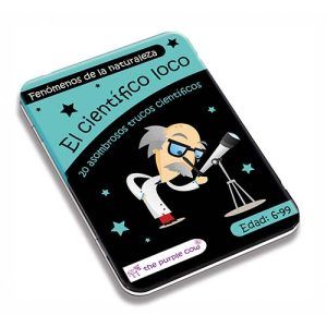 El Cientifico Loco Fournier 20 trucos cientificos The purple Cow Fenomenos de la Naturaleza Crazy Scientist juego cartas 11