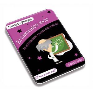 El Cientifico Loco Fournier 20 trucos cientificos The purple Cow Fuerzas y Energias Crazy Scientist juego cartas 11