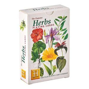 Herbs playing cards Heritage poker deck baraja didactica hierba hierbas plantas cartas naipe aprender 11