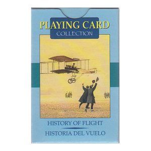 History of flight poker playing cards Lo Scarabeo Baraja cartas Historia del Vuelo aviacion aprender volar 11
