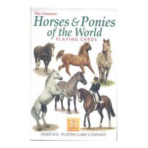 Horses and Ponies of the world playing cards Heritage poker deck Caballos baraja cartas 11