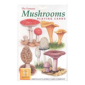 Mushrooms playing cards Heritage poker deck setas hongos baraja cartas didactica aprender 11