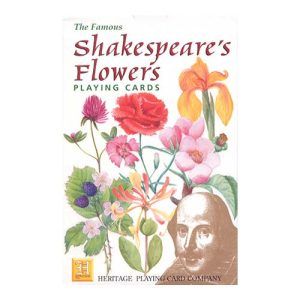 Shakespeare's Flowers playing cards Heritage poker deck flores baraja cartas naipe book libro 11
