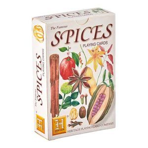 Spices playing cards Heritage poker deck Especias baraja cartas naipe didactica aprender 11
