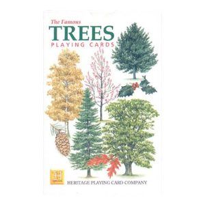 Trees playing cards Heritage poker deck Arboles baraja cartas didactica aprender 11