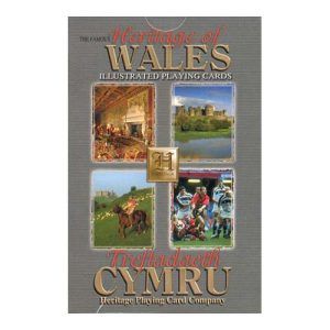 Wales playing cards Heritage poker deck souvenir UK baraja cartas Gales viajar naipe 11