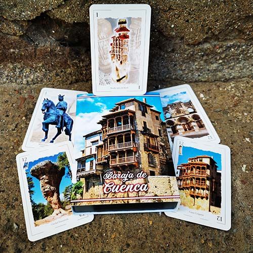 Baraja Cuenca edicion especial ediorial graficas maxtor Castilla La Mancha 40 cartas naipe viaje viajar turismo 12