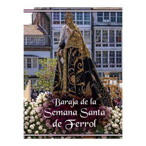 Baraja Semana Santa Ferrol Editorial graficas Maxtor edicion especial La Coruña Galicia 40 cartas naipe 11