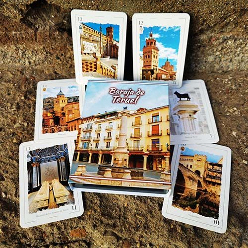 Baraja Teruel edicion especial editorial graficas maxtor 40 cartas naipe Aragon Torico viajar viaje turismo 12