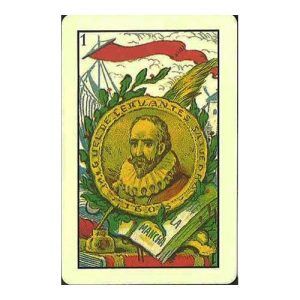 Baraja española EL Quijote Fournier Conmemorativa IV Centenario Miguel de Cervantes Ingenioso Hidalgo Mancha cartas 11