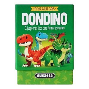 Diverjuegos Dondino Susaeta cartas juego escaleras dinosaurios ediciones editorial naipe infantil 11