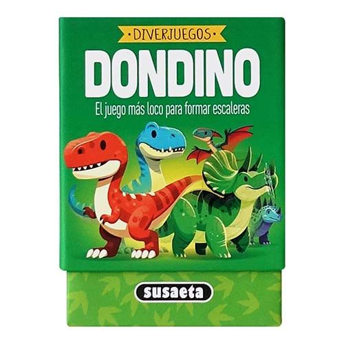 Diverjuegos Dondino Susaeta cartas juego escaleras dinosaurios ediciones editorial naipe infantil 11