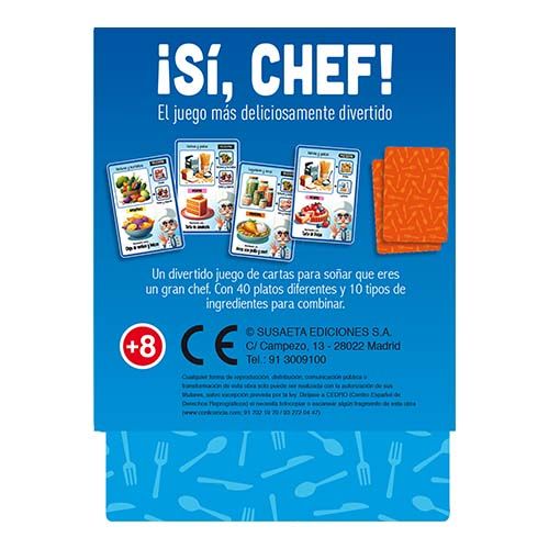 Diverjuegos Si Chef Susaeta cartas baraja naipe infantil cocina aprender cocinar platos ingredientes divertido 14