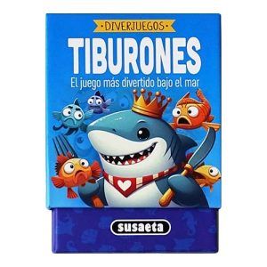 Diverjuegos Tiburones Susaeta cartas juego divertido mar tiburon Ediciones editorial baraja naipe infantil 11