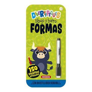 Divertipeques Dibujo y Borro Formas Susaeta actividades aprender pizarra borrable rotulador descubrir didactico 11