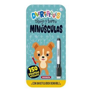 Divertipeques Dibujo y Borro Minusculas escribir Susaeta actividades aprender pizarra borrable rotulador descubrir didactico 11
